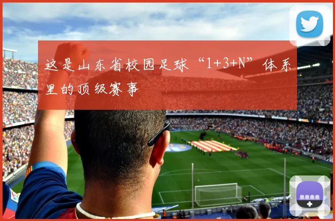 这是山东省校园足球“1+3+N”体系里的顶级赛事